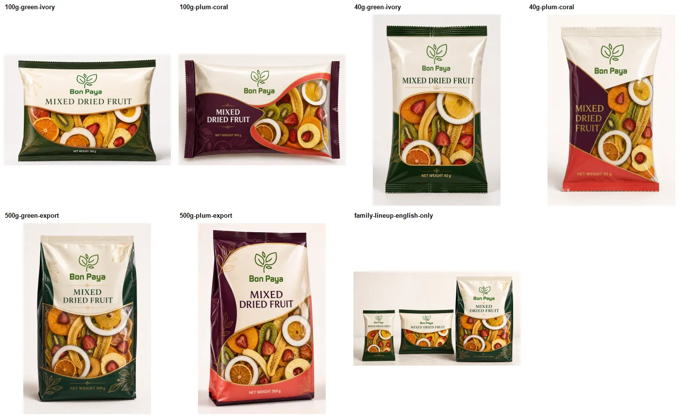 Freeze-Dried Fruit Packaging Formats